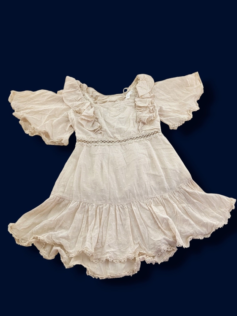 Like New Mable Frilly Bohemian Babydoll Dress, Size S